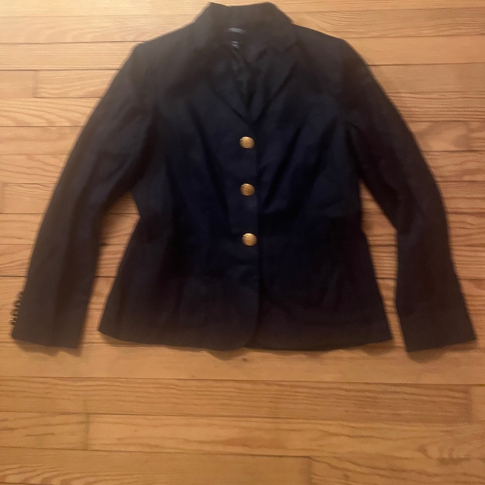 Women’s chaps  linen navy blazer